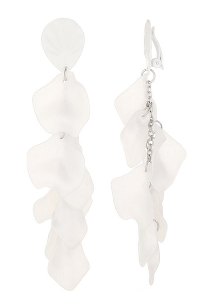 Boucles d'oreilles clip Finella en acier inoxydable