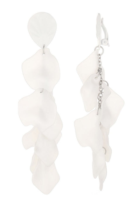 Boucles d'oreilles clip Finella en acier inoxydable