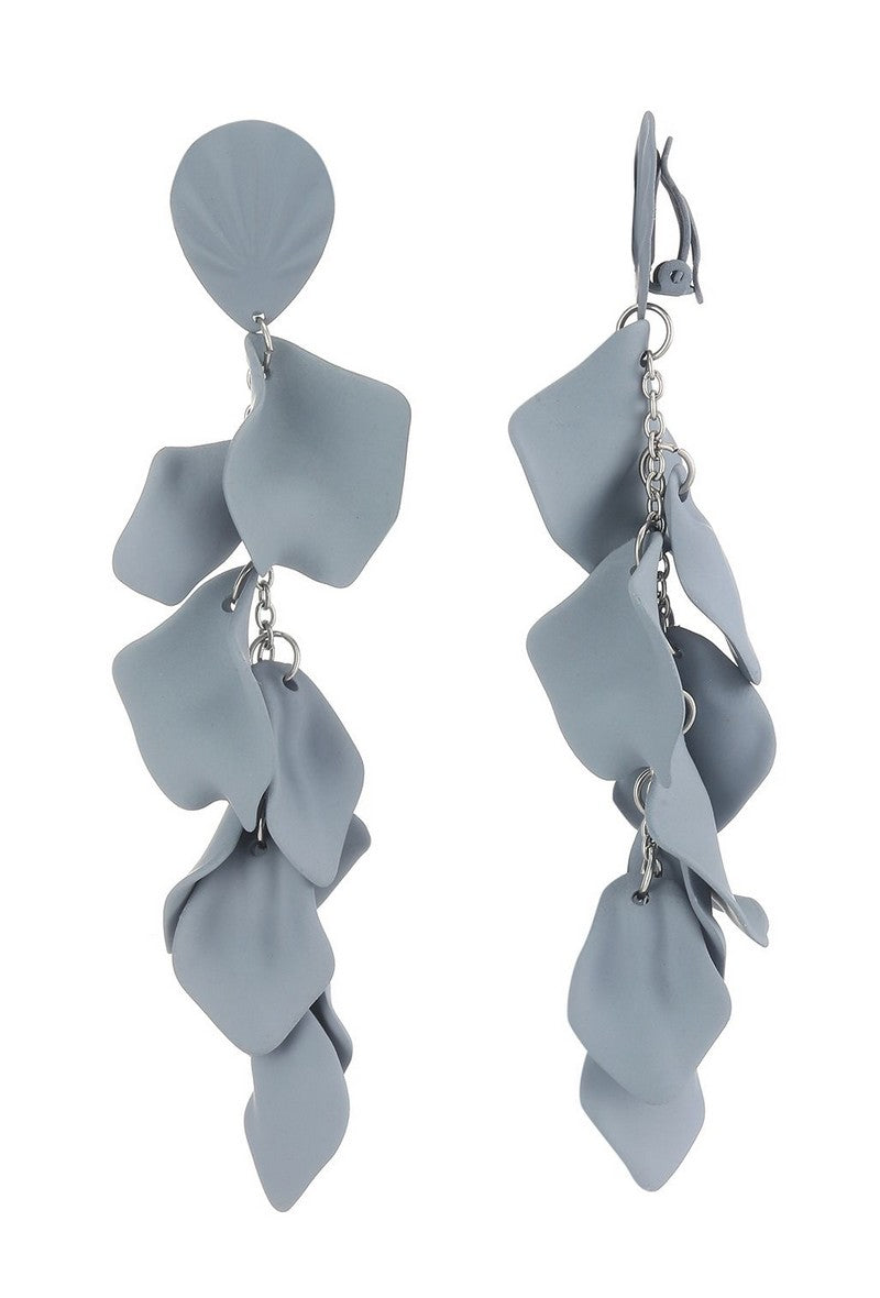 Boucles d'oreilles clip Finella en acier inoxydable