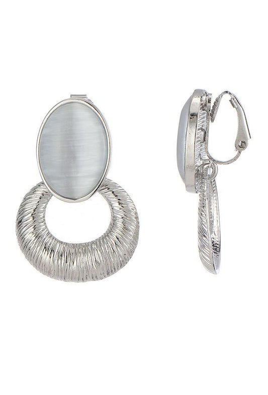 Boucle d'oreille clip Fionola