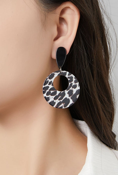 Boucles d'oreilles clip Fortune en acier inoxydable