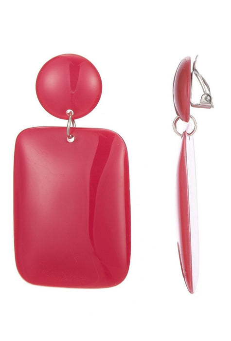 Boucles d'oreilles clip France en acier inoxydable