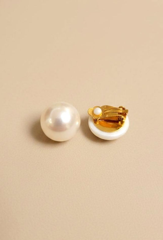 Boucles d'oreilles clip Linnaea en acier inoxydable