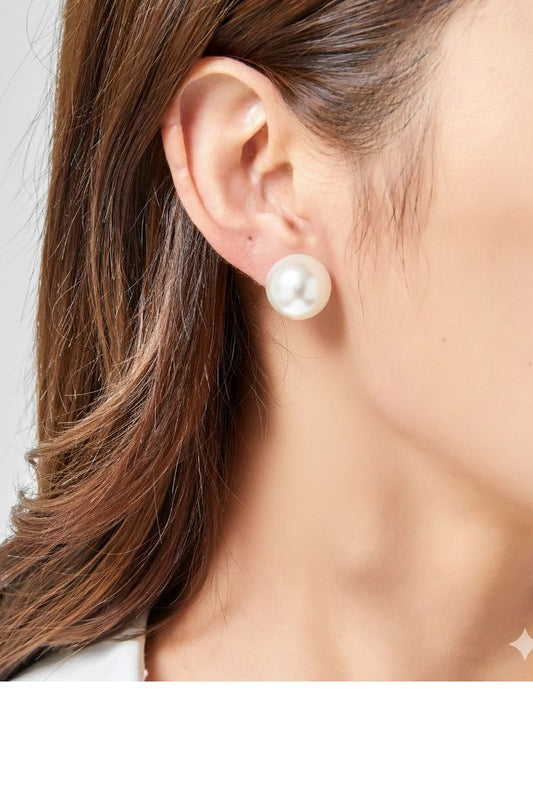 Boucles d'oreilles clip Linnaea en acier inoxydable