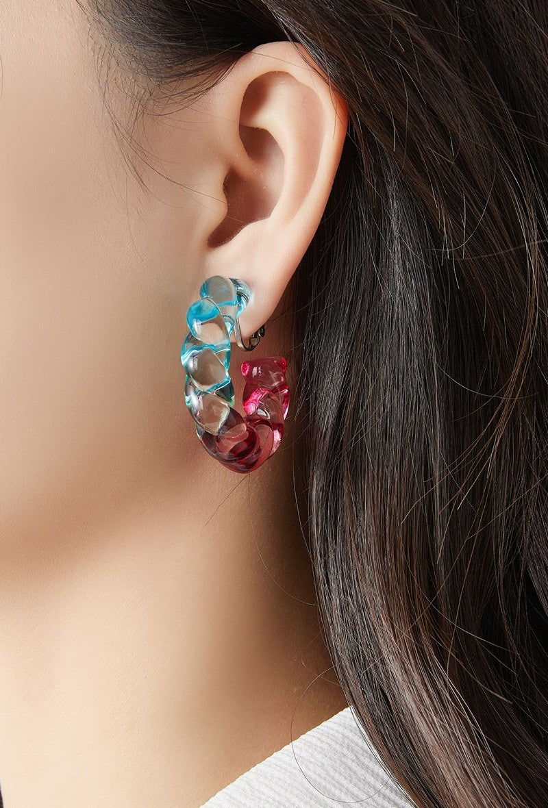 Boucles d'oreilles clip Ninette en acier inoxydable