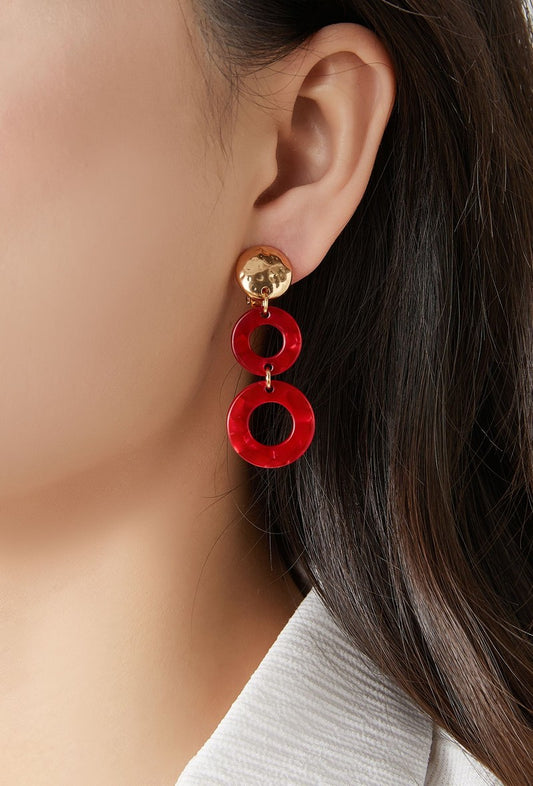 Boucles d'oreilles clip Nuan