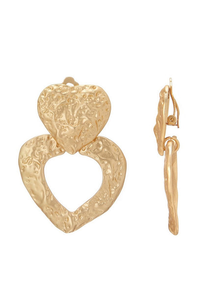Boucle d'oreille clip Nadege