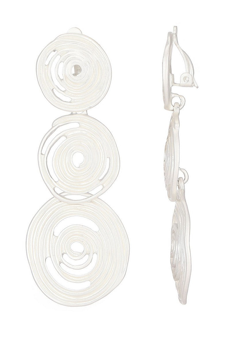Boucle d'oreille clip Naema