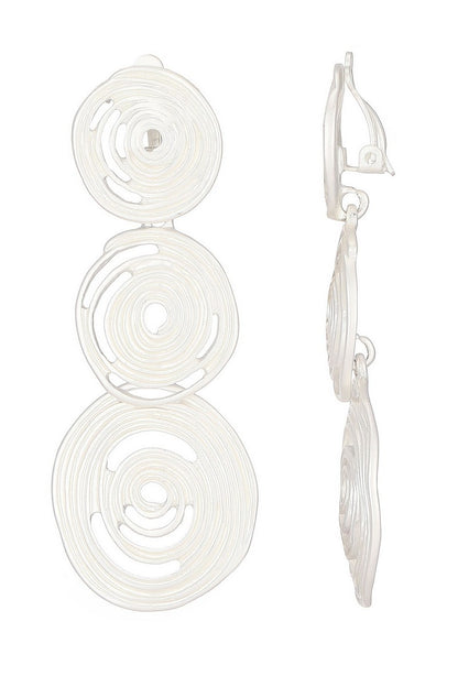 Boucle d'oreille clip Naema