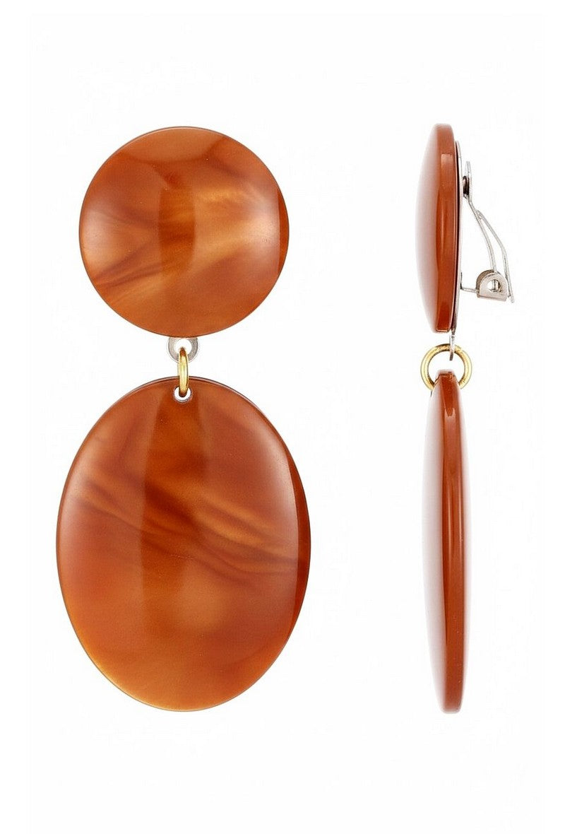 Boucle d'oreille clip Najiha