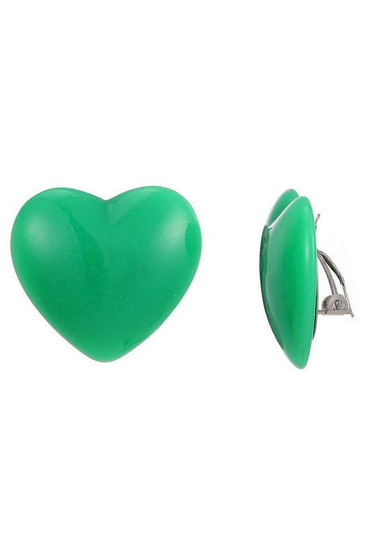 Boucles d'oreilles clip Nassifa en acier inoxydable