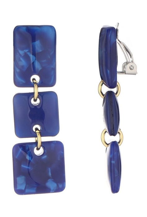 Boucles d'oreilles clip Neo en acier inoxydable