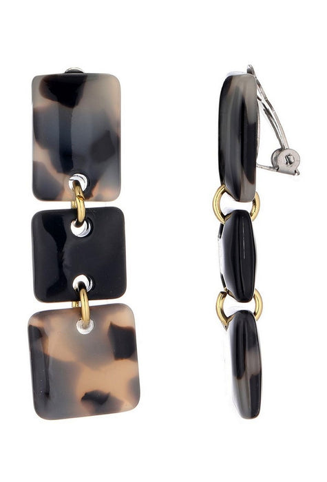 Boucles d'oreilles clip Neo en acier inoxydable