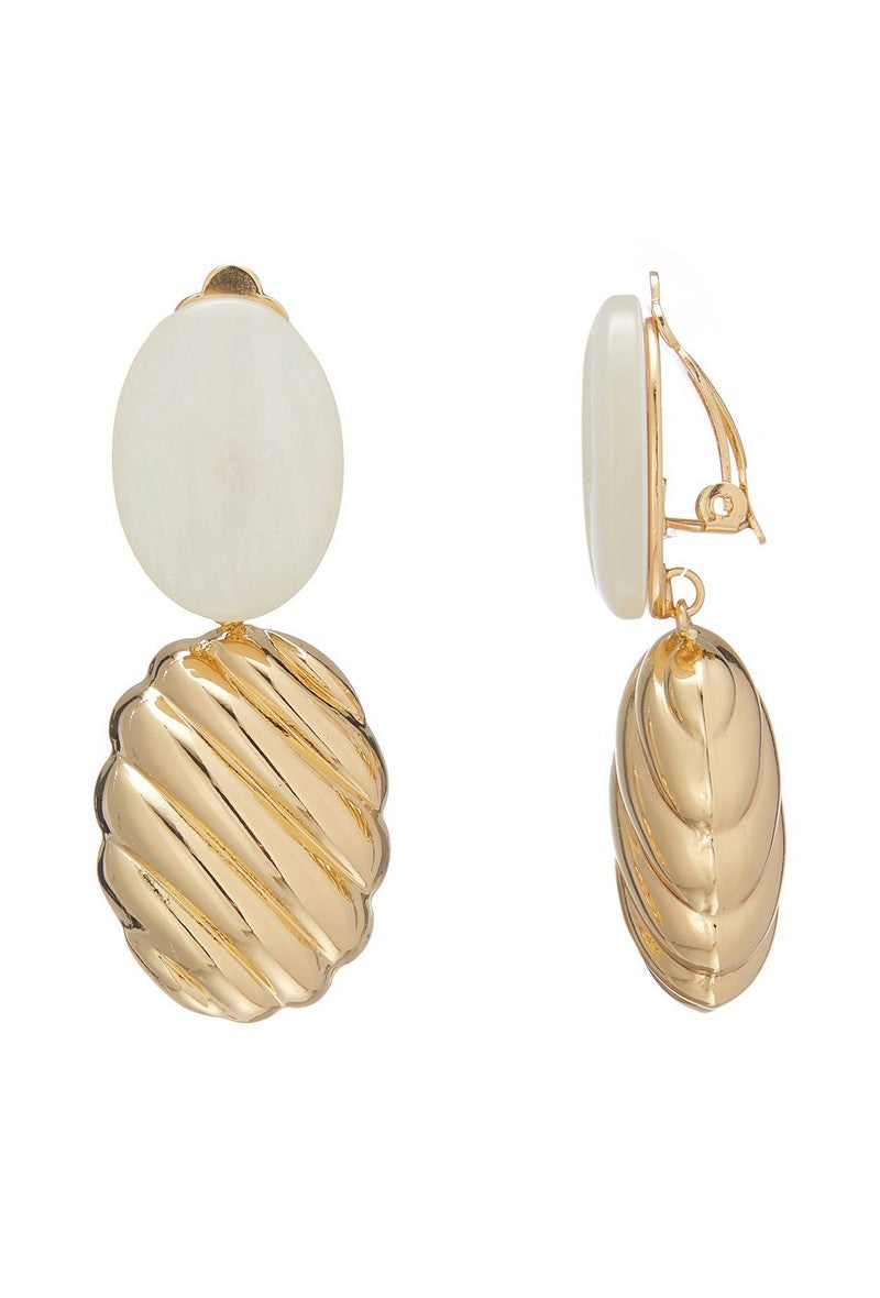 Boucle d'oreille clip Nezli