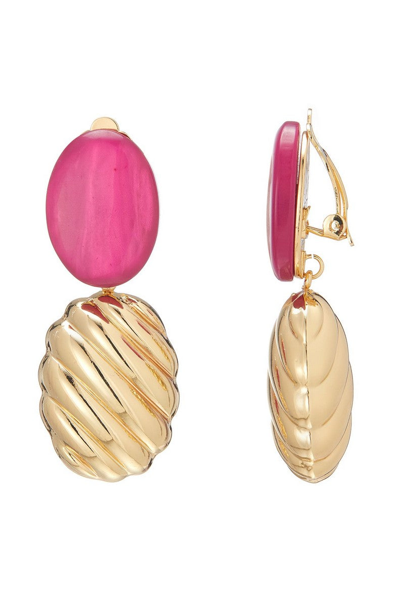 Boucle d'oreille clip Nezli