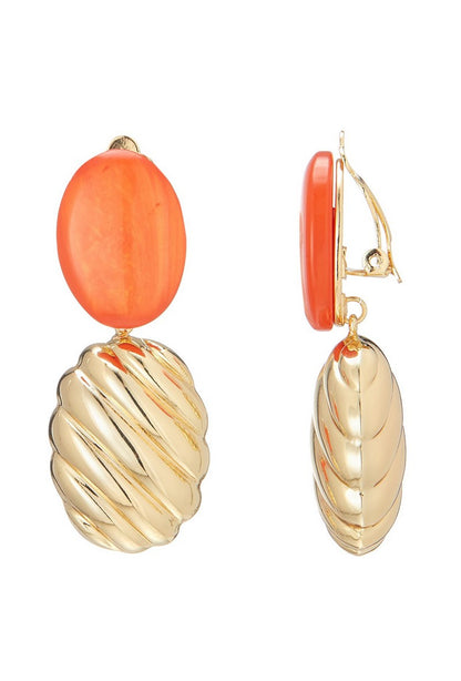 Boucle d'oreille clip Nezli