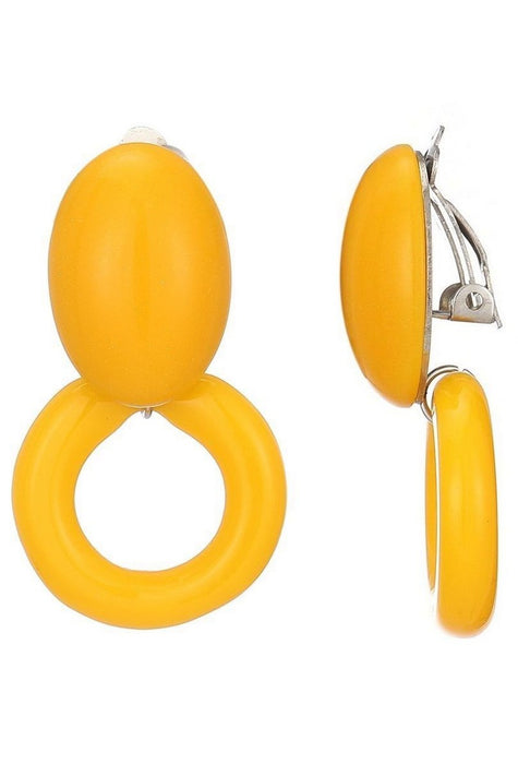 Boucles d'oreilles clip Nima en acier inoxydable