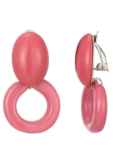 Boucles d'oreilles clip Nima en acier inoxydable