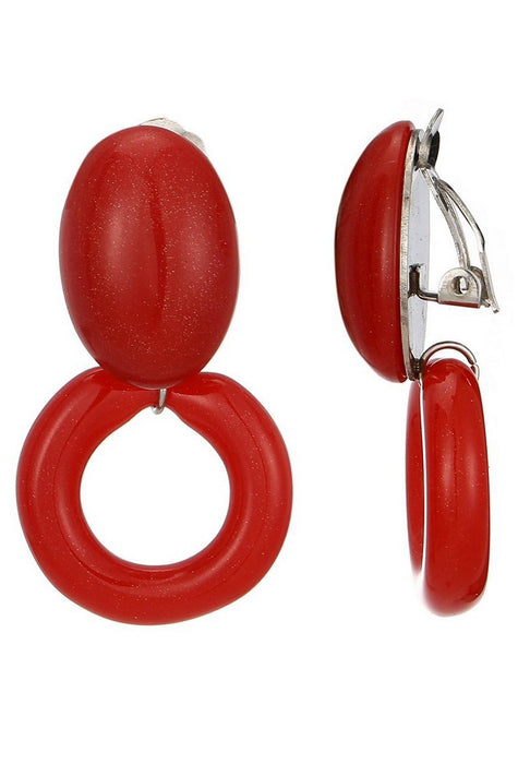 Boucles d'oreilles clip Nima en acier inoxydable