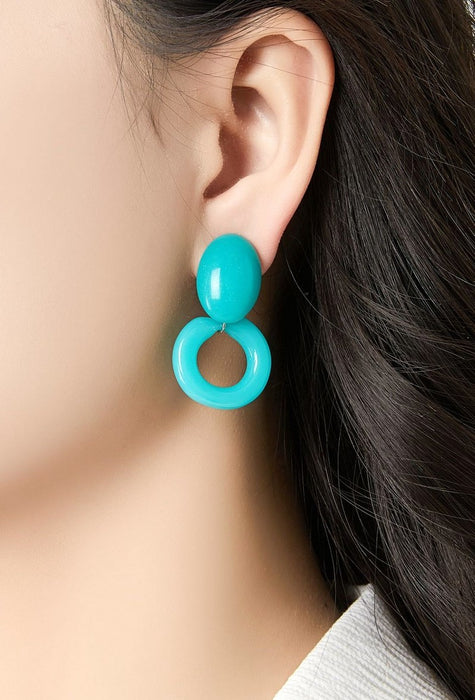 Boucles d'oreilles clip Nima en acier inoxydable