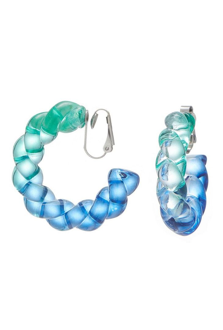 Boucles d'oreilles clip Ninette en acier inoxydable