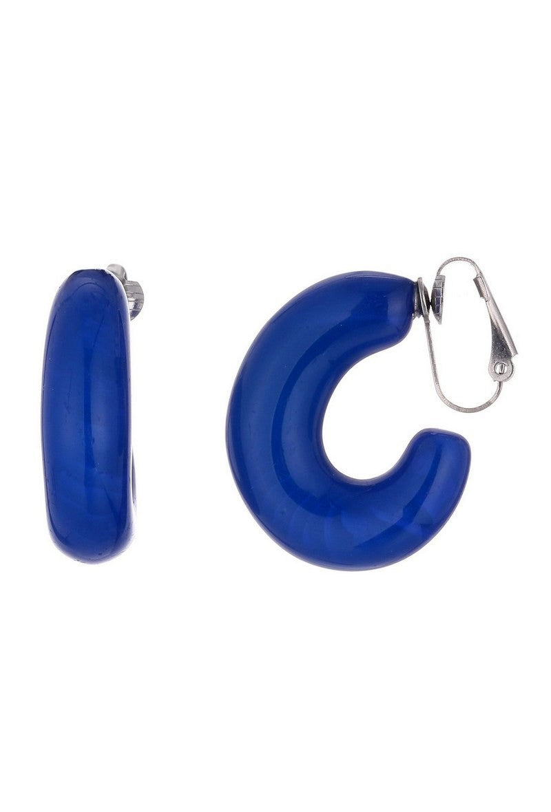 Boucles d'oreilles clip Nino en acier inoxydable