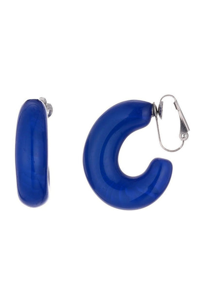Boucles d'oreilles clip Nino en acier inoxydable