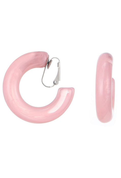 Boucles d'oreilles clip Ninon en acier inoxydable