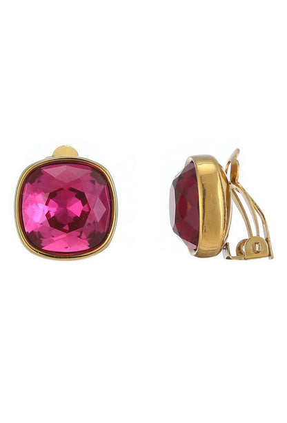 Boucles d'oreilles clip Nitika en acier inoxydable