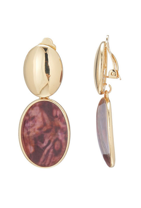 Boucle d'oreille clip Noelle