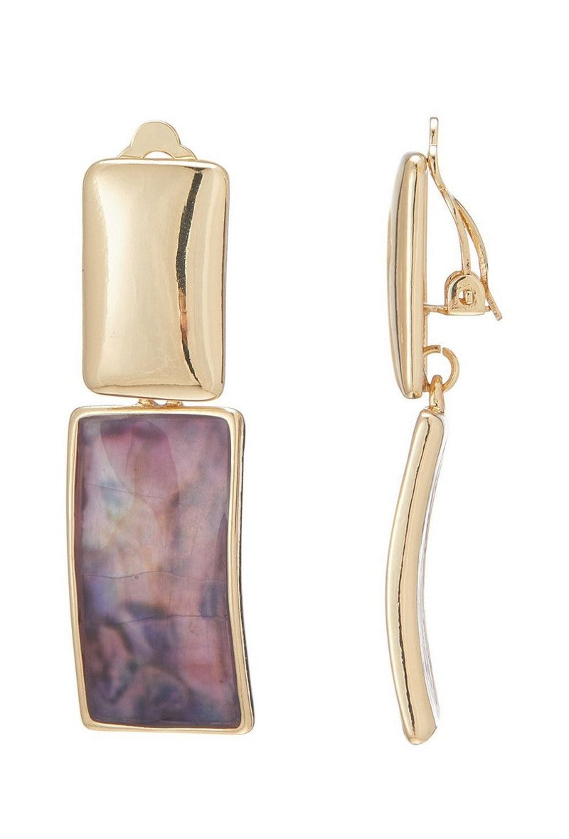 Boucle d'oreille clip Noemin