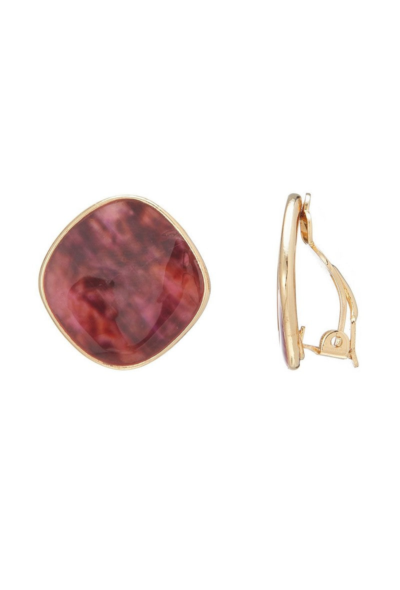 Boucle d'oreille clip Nola