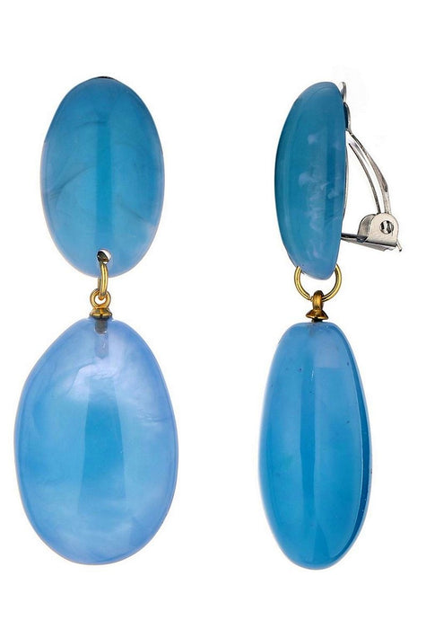 Boucles d'oreilles clip Nomaira en acier inoxydable