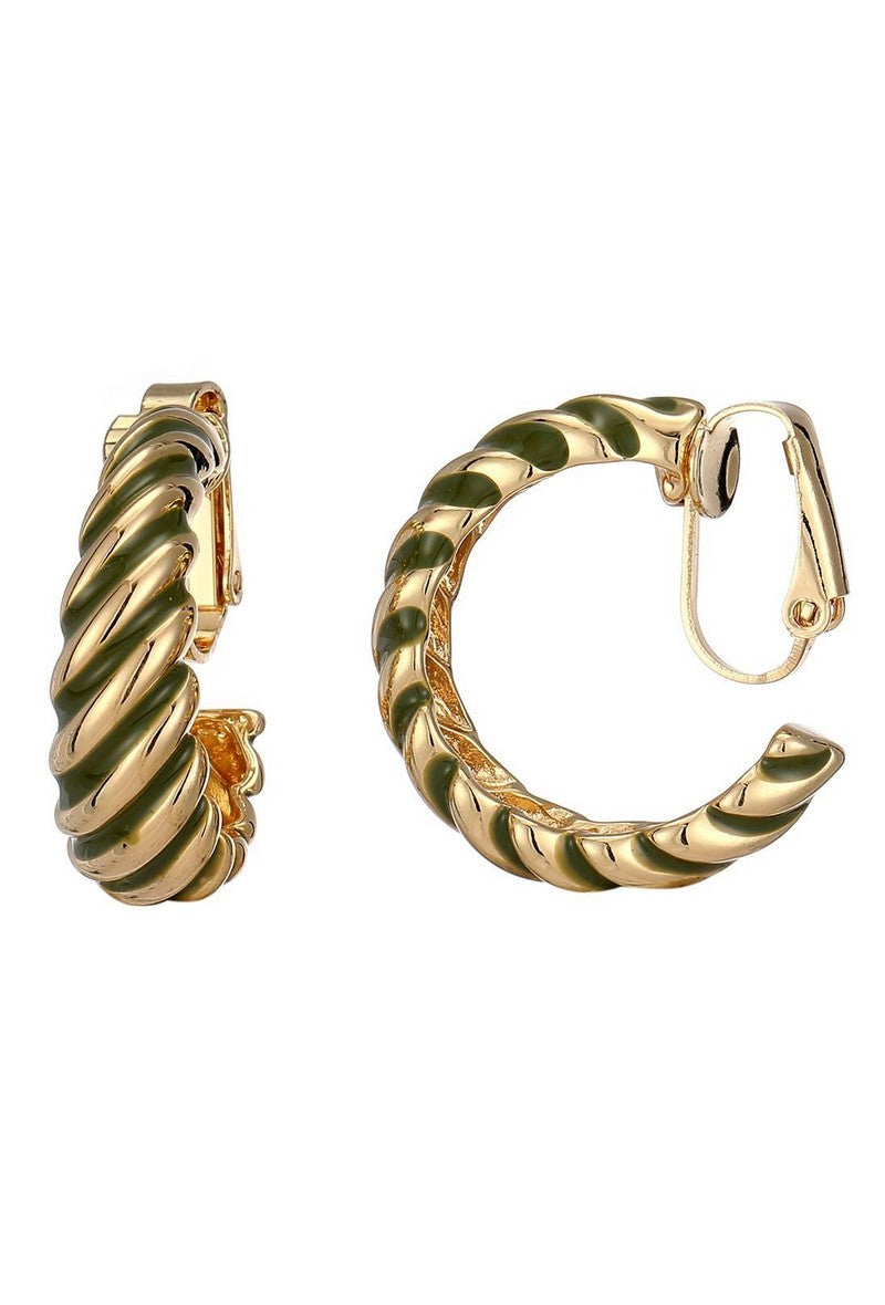 Boucle d'oreille clip Nomusa