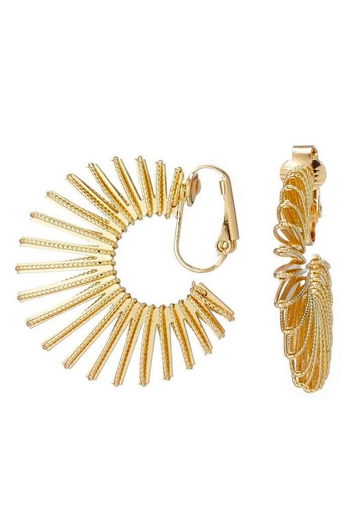 Boucle d'oreille clip Noria