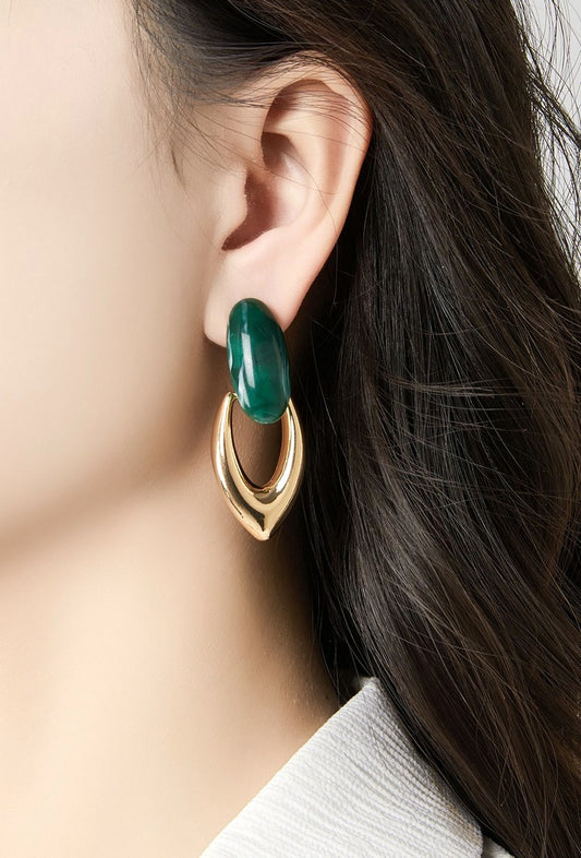 Boucle d'oreille clip Noumayra