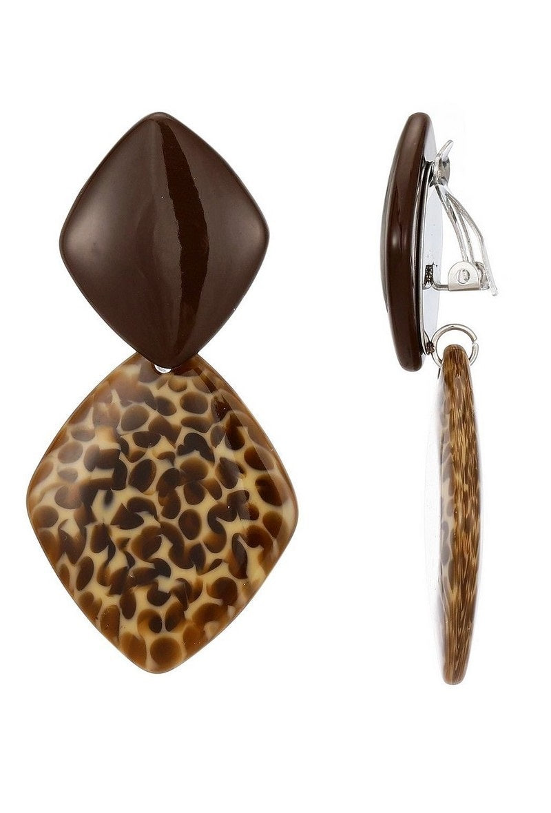 Boucle d'oreille clip Nousha