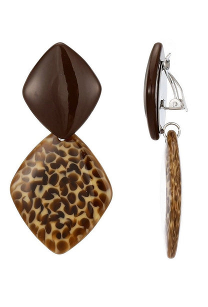 Boucle d'oreille clip Nousha