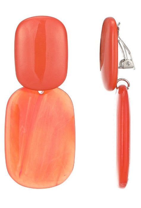 Boucles d'oreilles clip Ntombi en acier inoxydable