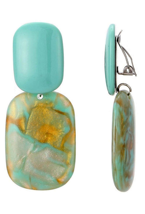 Boucles d'oreilles clip Ntombi en acier inoxydable