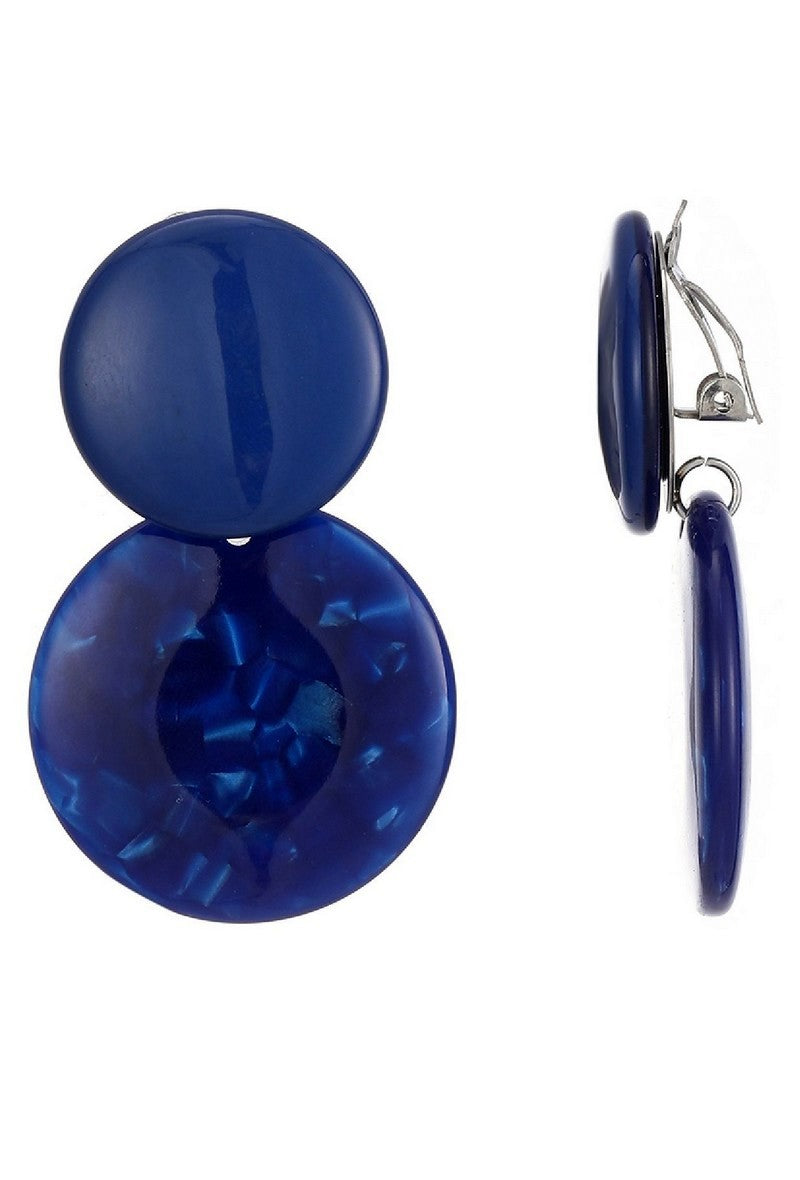 Boucles d'oreilles clip Nuala en acier inoxydable