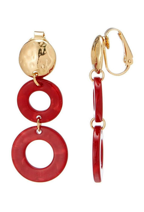 Boucles d'oreilles clip Nuan