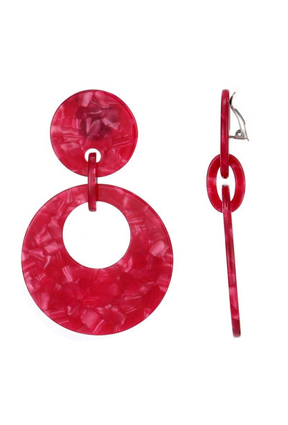 Boucles d'oreilles clip Nurten en acier inoxydable