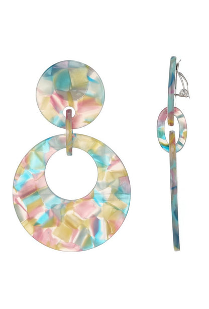 Boucles d'oreilles clip Nurten en acier inoxydable