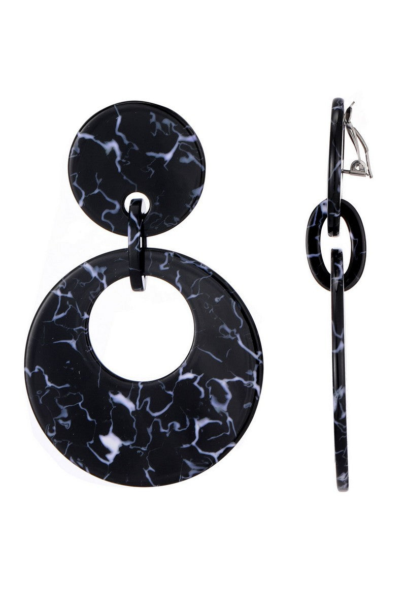 Boucles d'oreilles clip Nurten en acier inoxydable