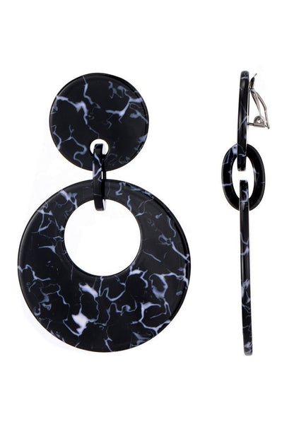 Boucles d'oreilles clip Nurten en acier inoxydable