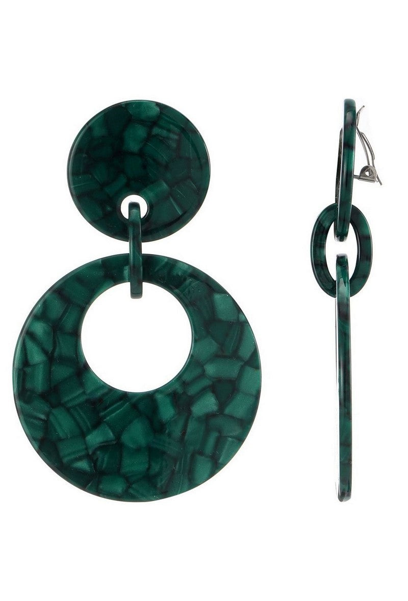 Boucles d'oreilles clip Nurten en acier inoxydable