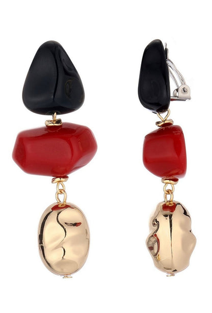 Boucles d'oreilles clip Nuru