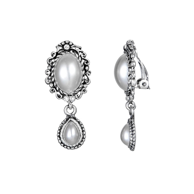 Boucle d'oreille clip Servane