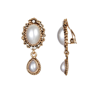 Boucle d'oreille clip Servane